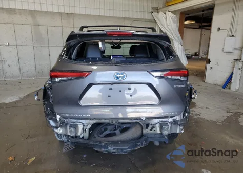 2023 Toyota Highlander Hybrid Limited из США, поврежденный, VIN 5TDXBRCHXPS566253